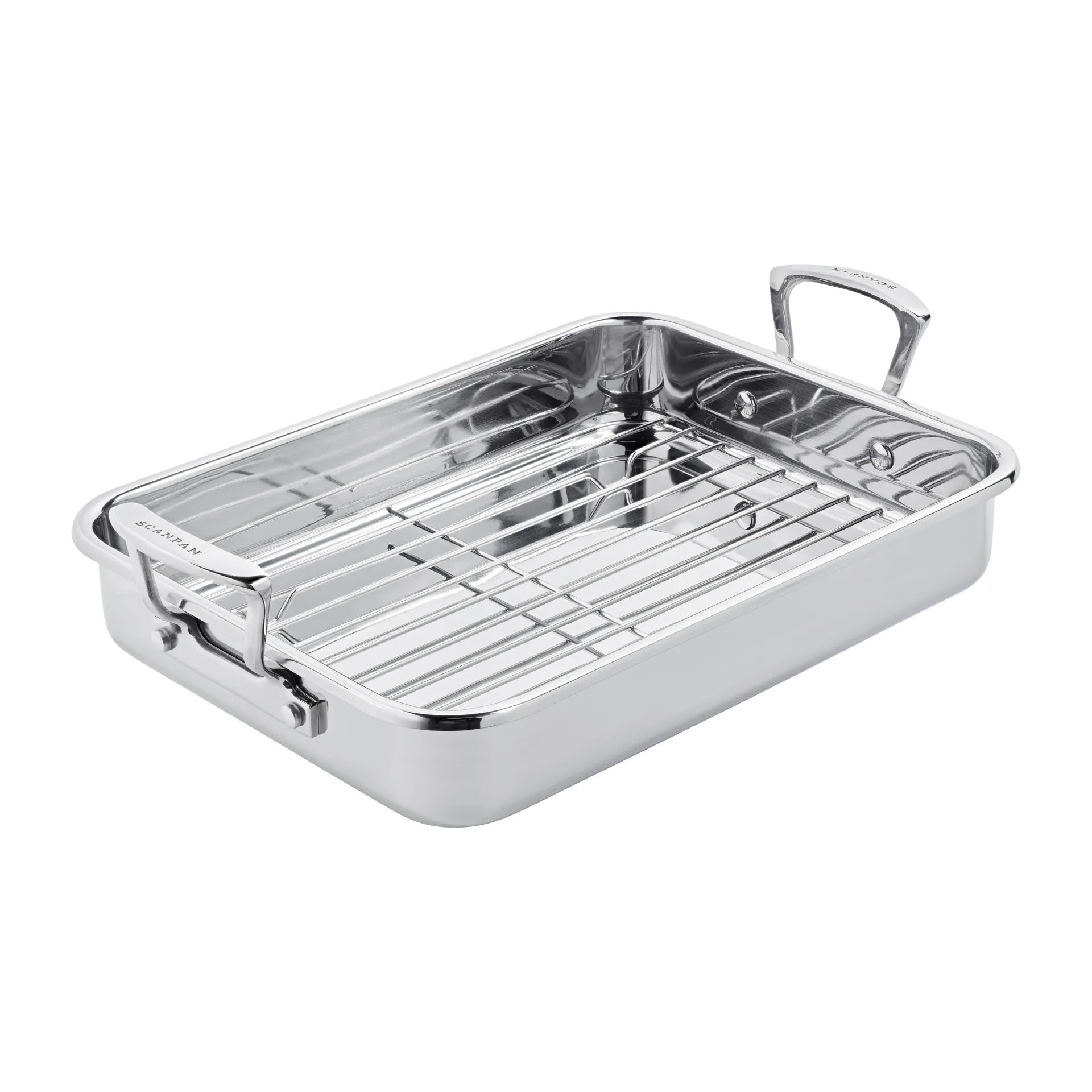 Scanpan Impact långpanna med galler, 43,5x28,5 cm Scanpan