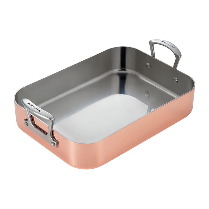 Scanpan Maitre D’ långpanna roaster koppar, 35x24 cm Scanpan