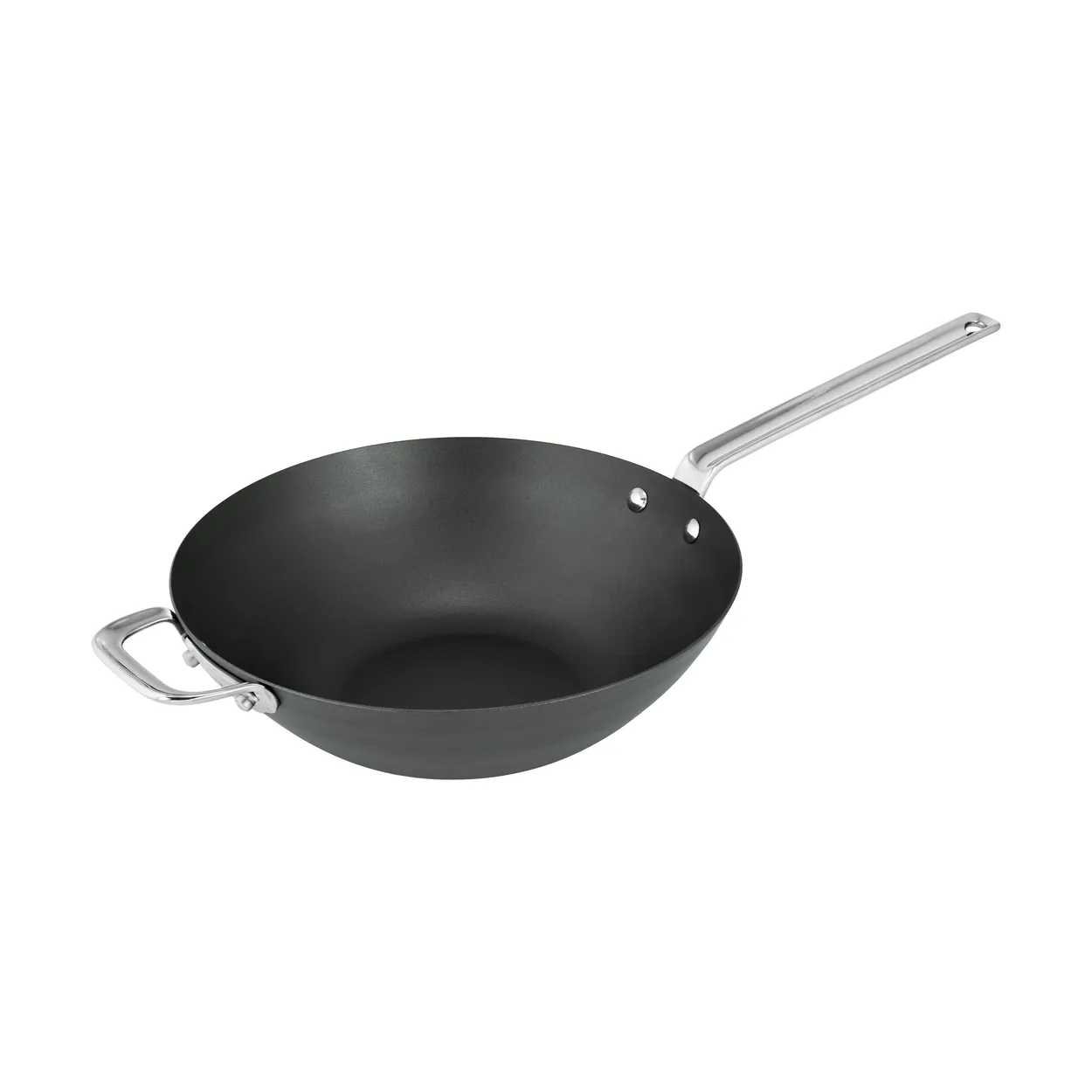 Alternativ bild 0 för Scanpan Black Iron Wokpanna kolstål 30 cm