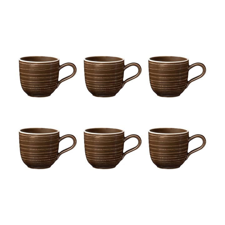 Terra espressokopp 9 cl 6-pack, Earth Brown Seltmann Weiden