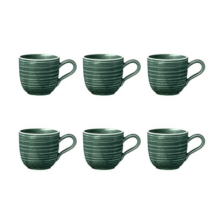 Terra espressokopp 9 cl 6-pack - Moss Green - Seltmann Weiden