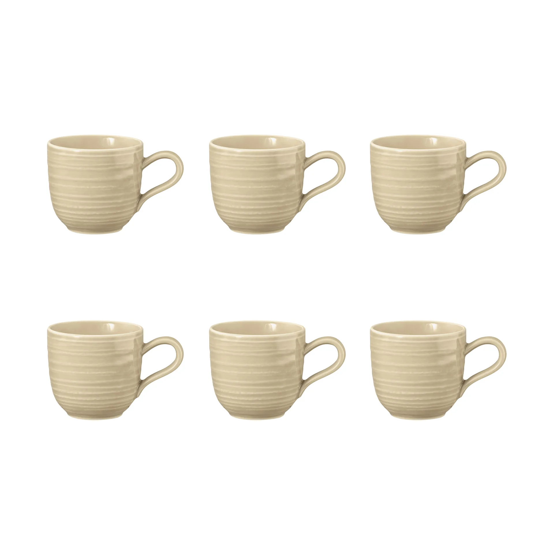 Terra espressokopp 9 cl 6-pack, Sand Beige Seltmann Weiden