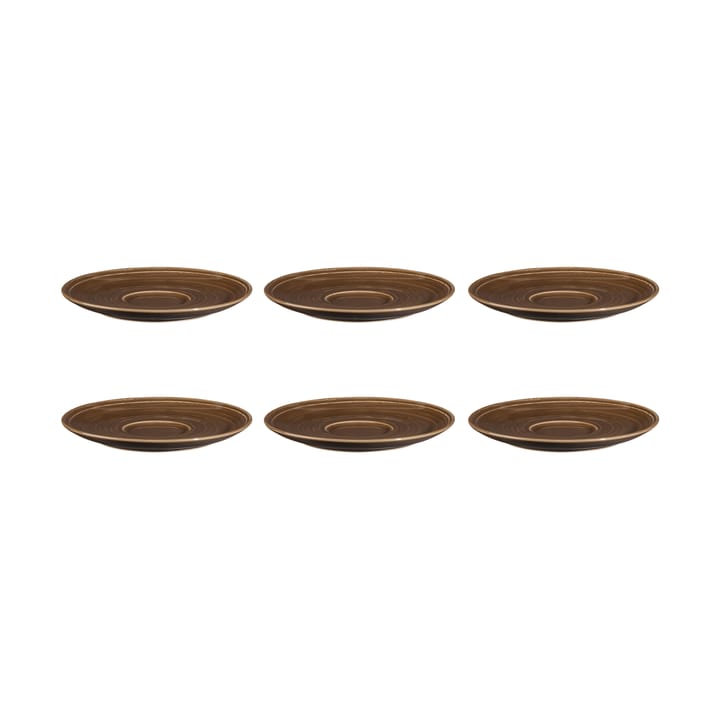 Terra kaffefat Ø16,1 cm 6-pack - Earth Brown - Seltmann Weiden