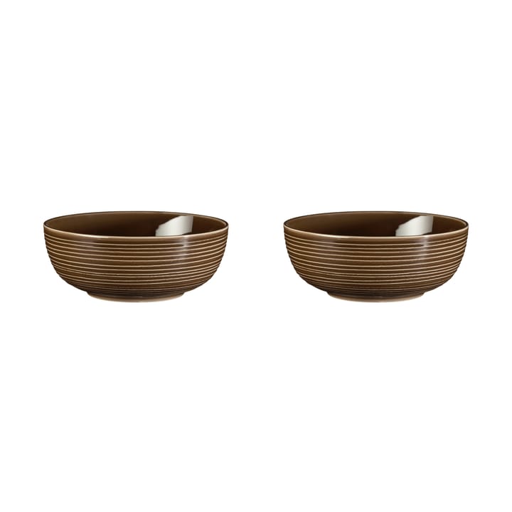 Terra skål Ø20,4 cm 2-pack - Earth Brown - Seltmann Weiden