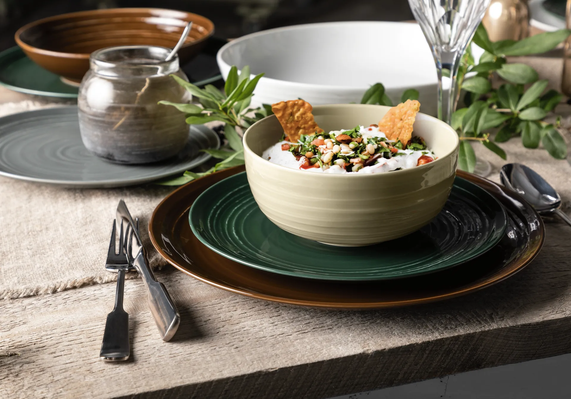 Terra tallrik Ø17,7 cm 6-pack, Moss Green Seltmann Weiden