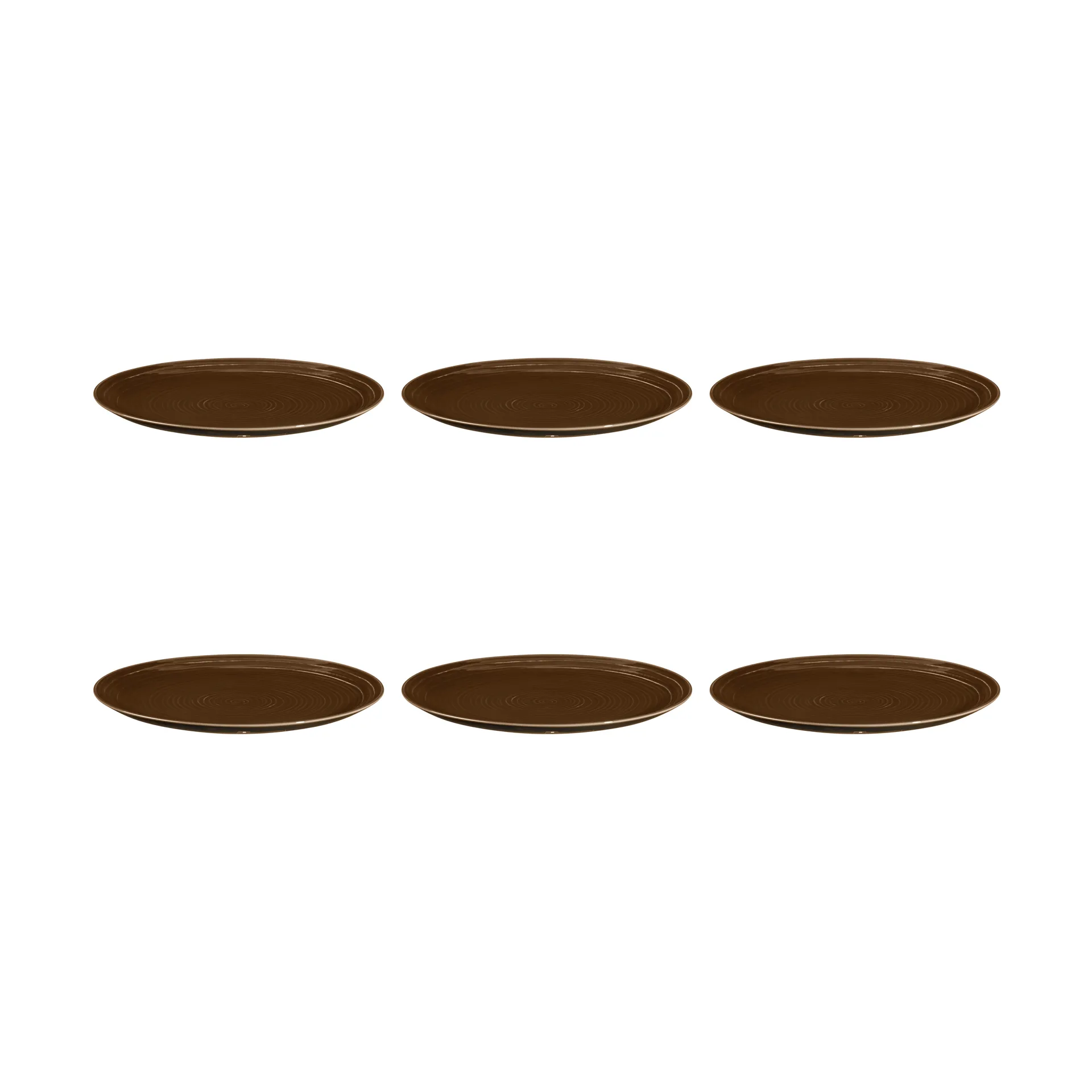 Terra tallrik Ø27,8 cm 6-pack, Earth Brown Seltmann Weiden