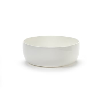 Serax Base frukostskål med låg kant vit 16 cm