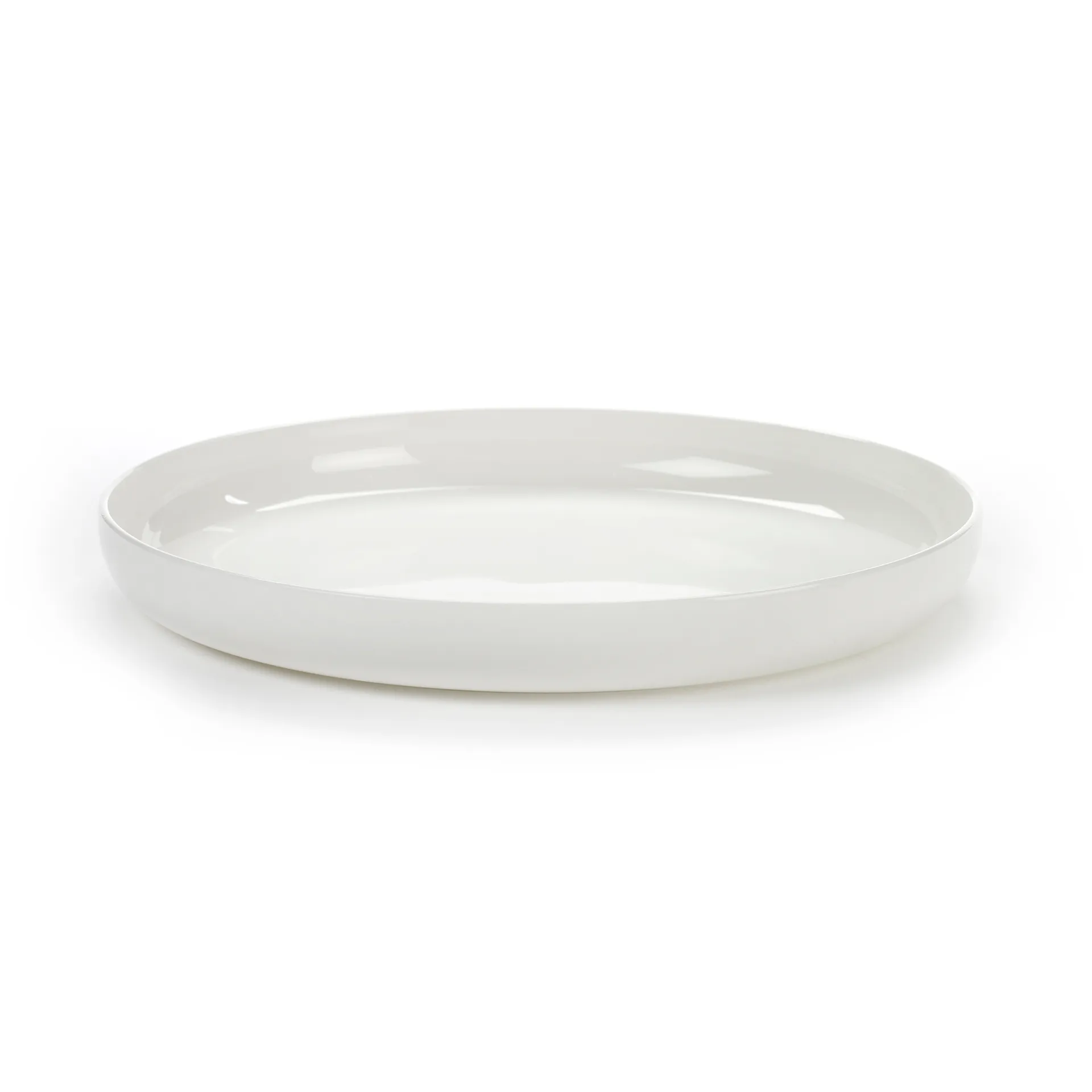 Base tallrik med hög kant vit, 24 cm Serax