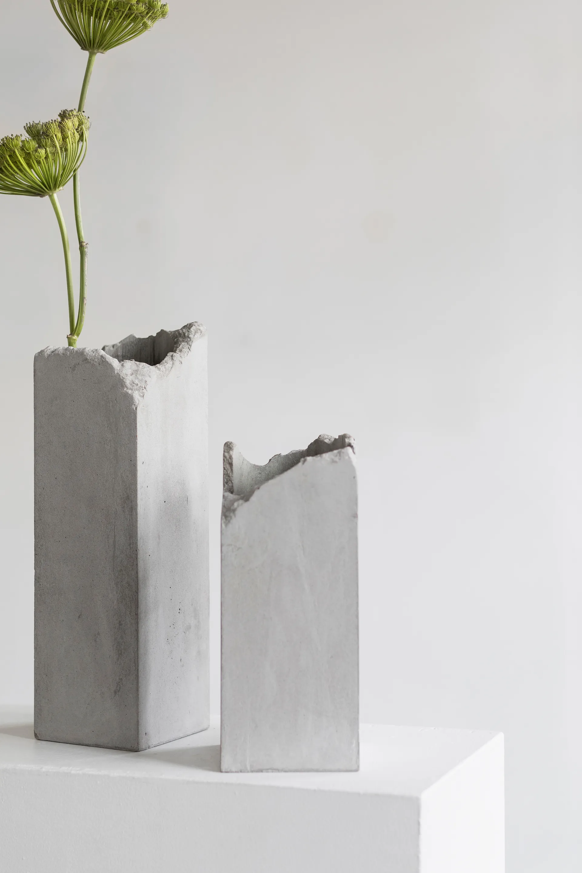 Broquaine vas S 28 cm, Grey Serax