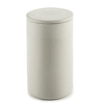 Läs mer om Serax Cose förvaringsburk rund med lock hög Ø7 cm Beige