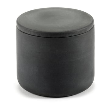 Läs mer om Serax Cose förvaringsburk rund med lock S låg Ø7 cm Dark Grey