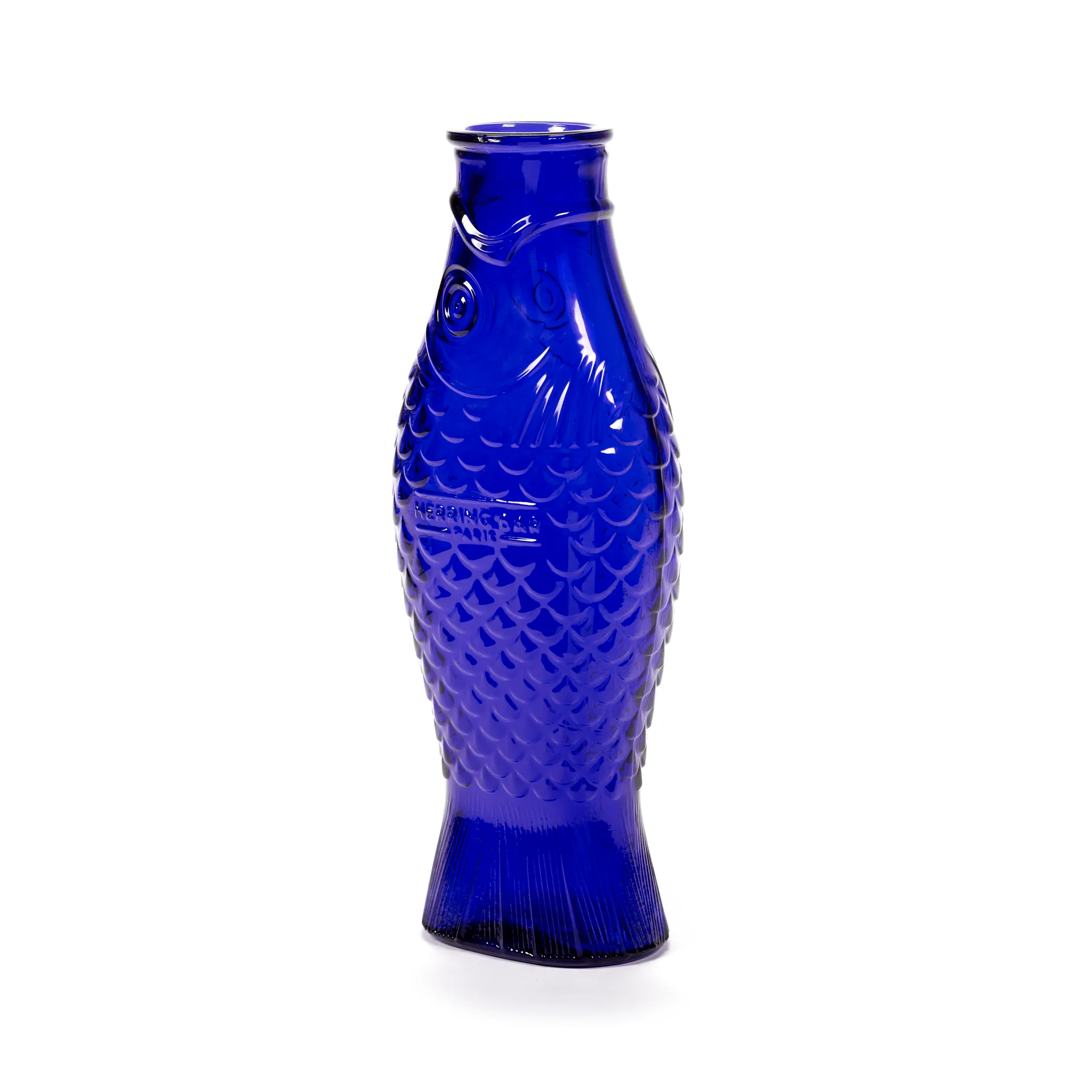 Fish & Fish glasflaska 85 cl, Cobalt blue Serax