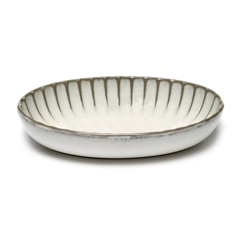 Serax Inku oval serveringsskål S 13×19 cm White