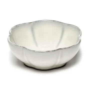 Inku räfflad skål M Ø11 cm - White - Serax
