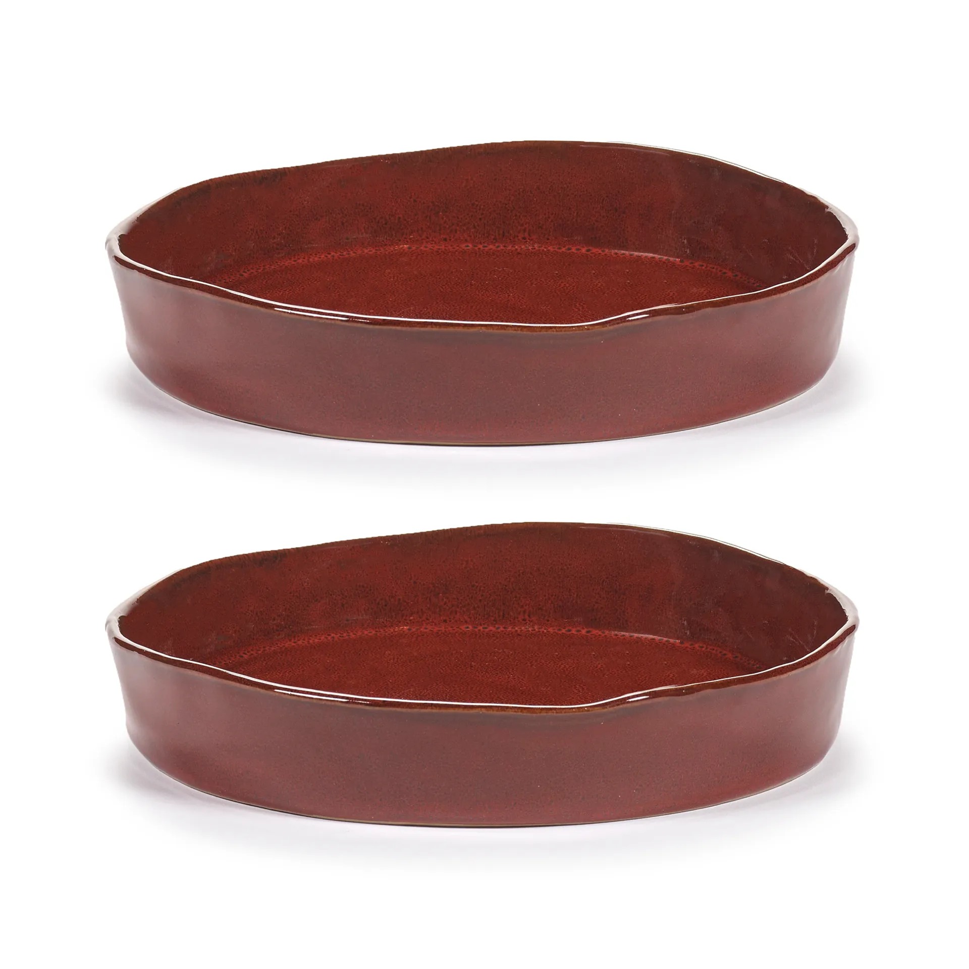 La Mère djup tallrik M Ø23 cm 2-pack, Venetian red Serax