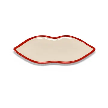 Les Objets Mouleversants bricka L - Red-white - Serax