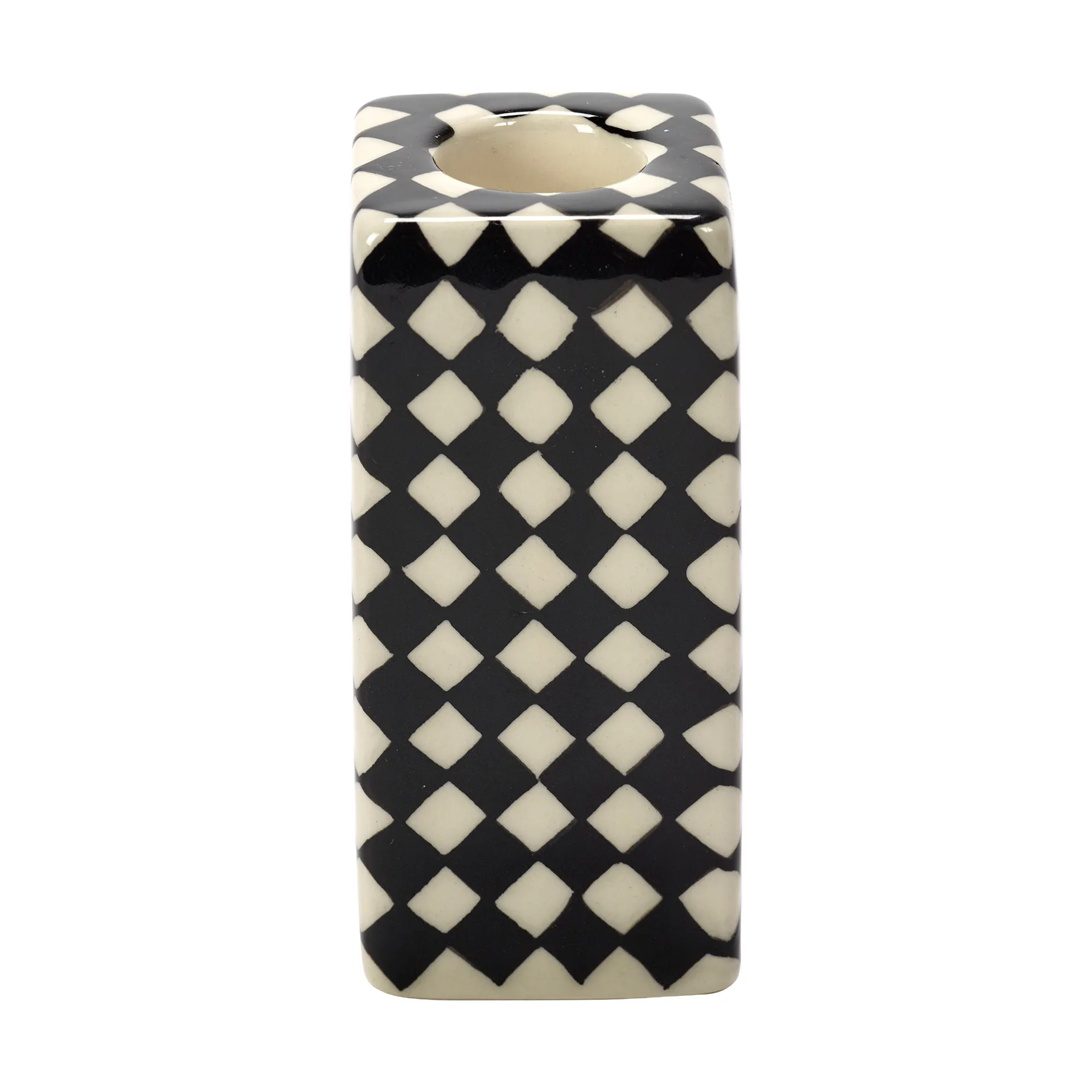 Les Objets Mouleversants N°1 ljusstake, Black-white Serax