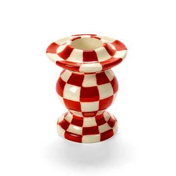 Les Objets Mouleversants N°2 ljusstake - Red-white - Serax