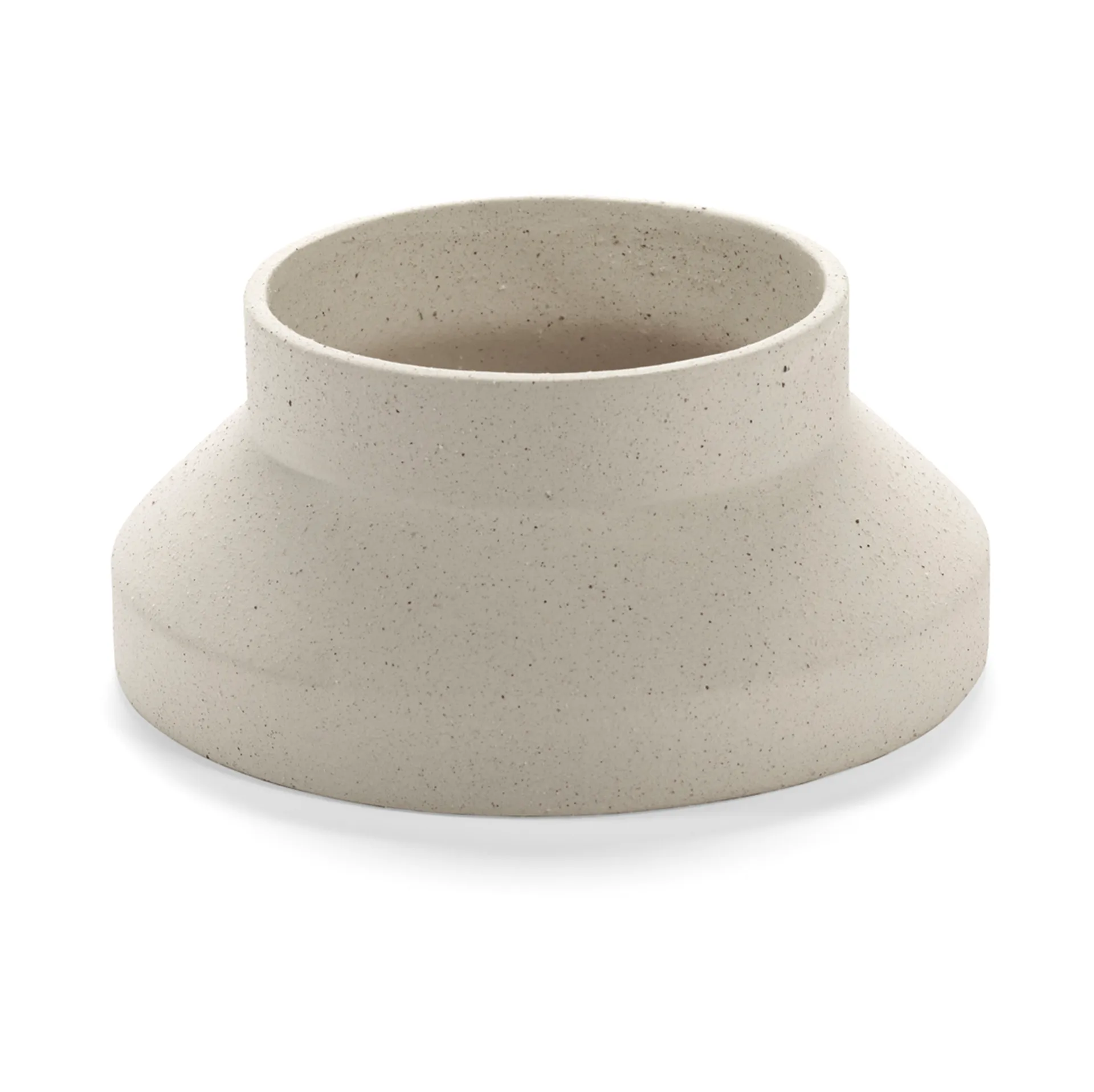 Mira vas/tårtfat S, Beige Serax