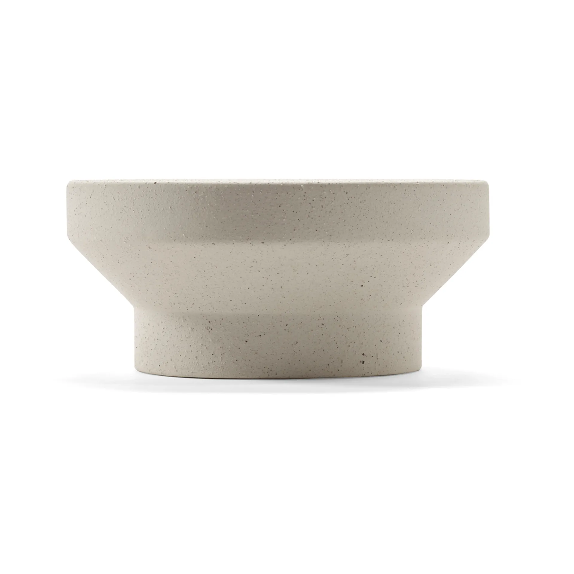 Mira vas/tårtfat S, Beige Serax