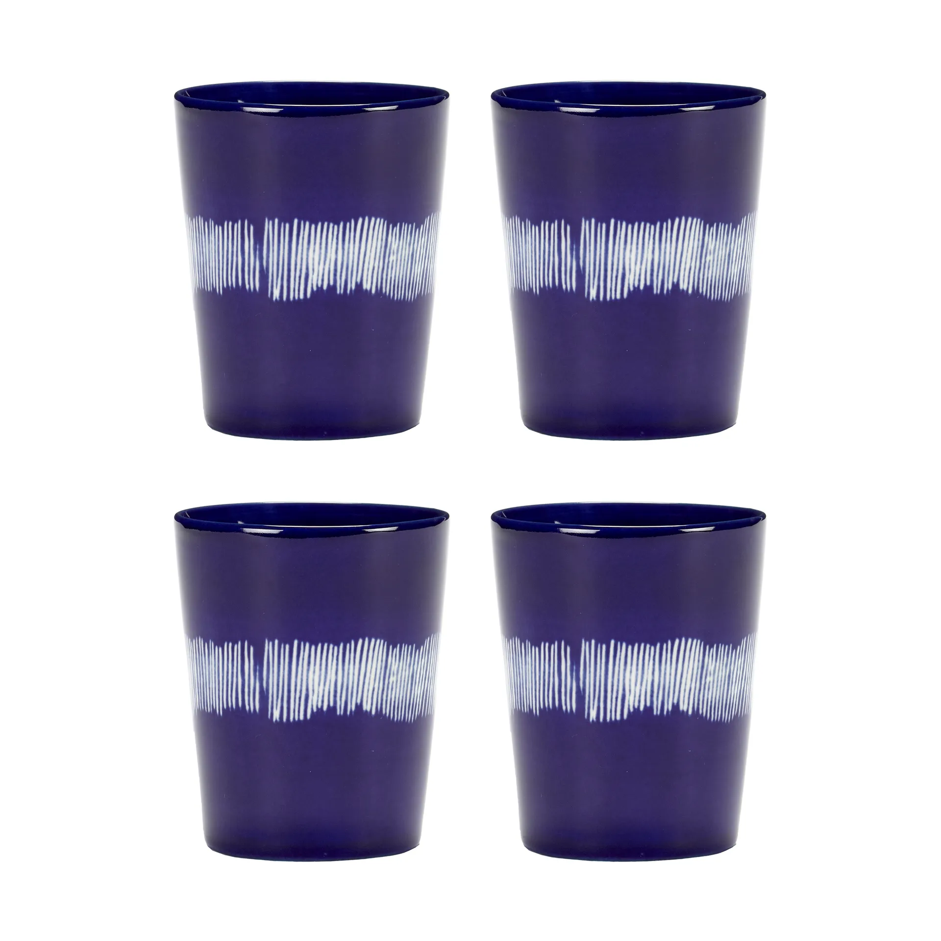 Ottolenghi Feast tekopp 33 cl 4-pack, Dark blue-white Serax