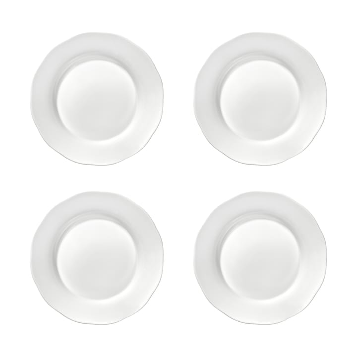 Silhouette djup sidotallrik L Ø18,5 cm 4-pack - White - Serax