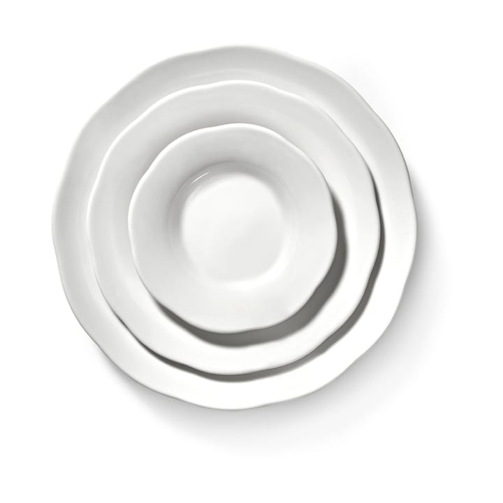 Silhouette djup sidotallrik L Ø18,5 cm, White Serax