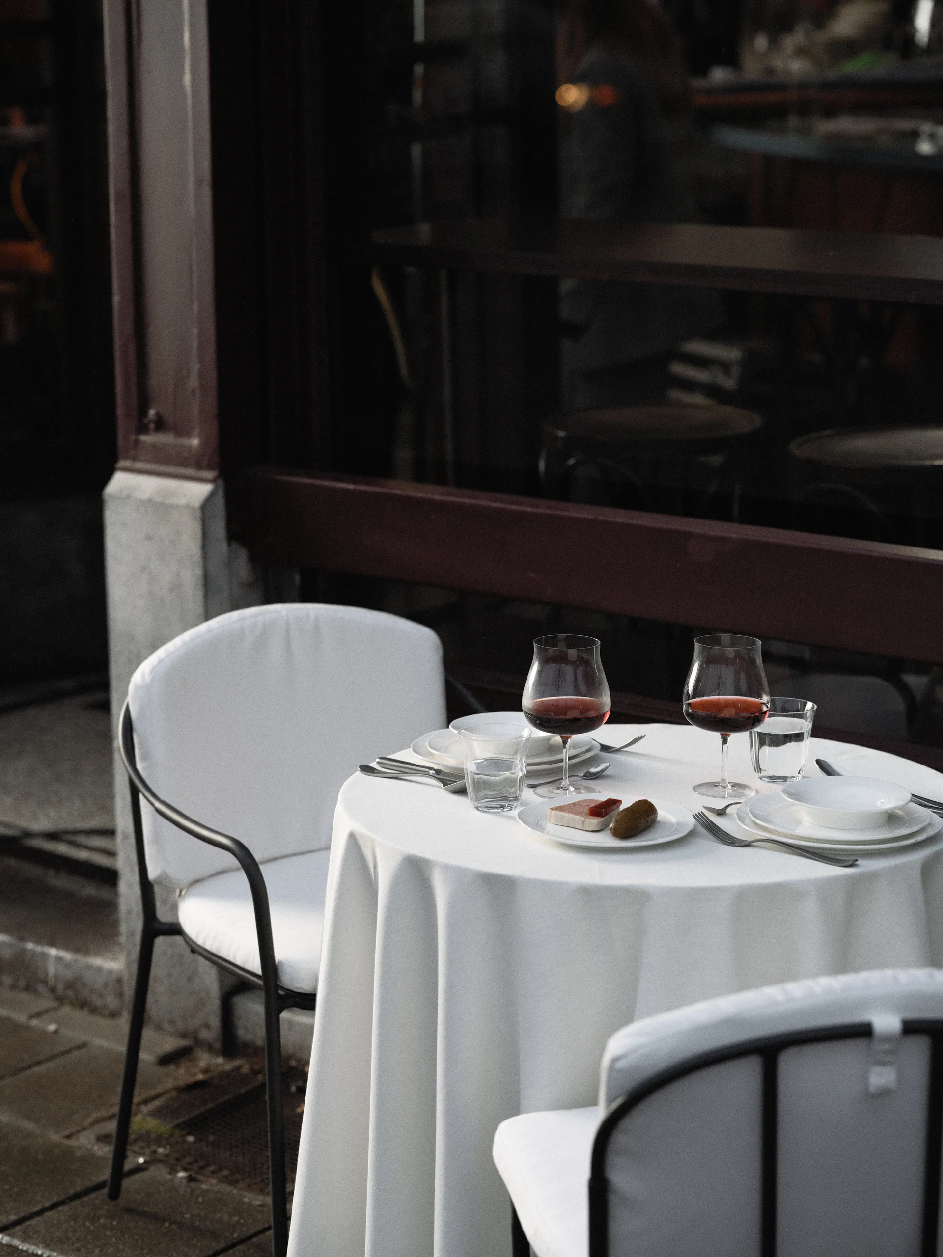 Silhouette djup sidotallrik M Ø15 cm 4-pack, White Serax