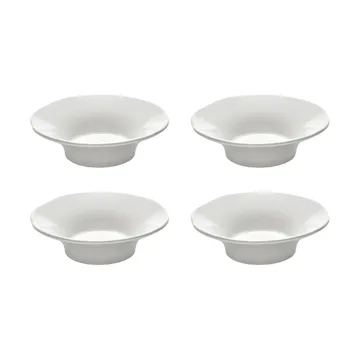 Silhouette djup sidotallrik S Ø10,5 cm 4-pack - White - Serax