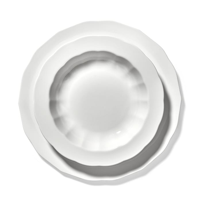 Silhouette djup tallrik S Ø21,5 cm, White Serax