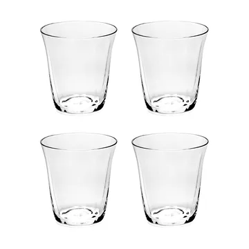 Silhouette dubbel espressoglas 11 cl 4-pack - Clear - Serax
