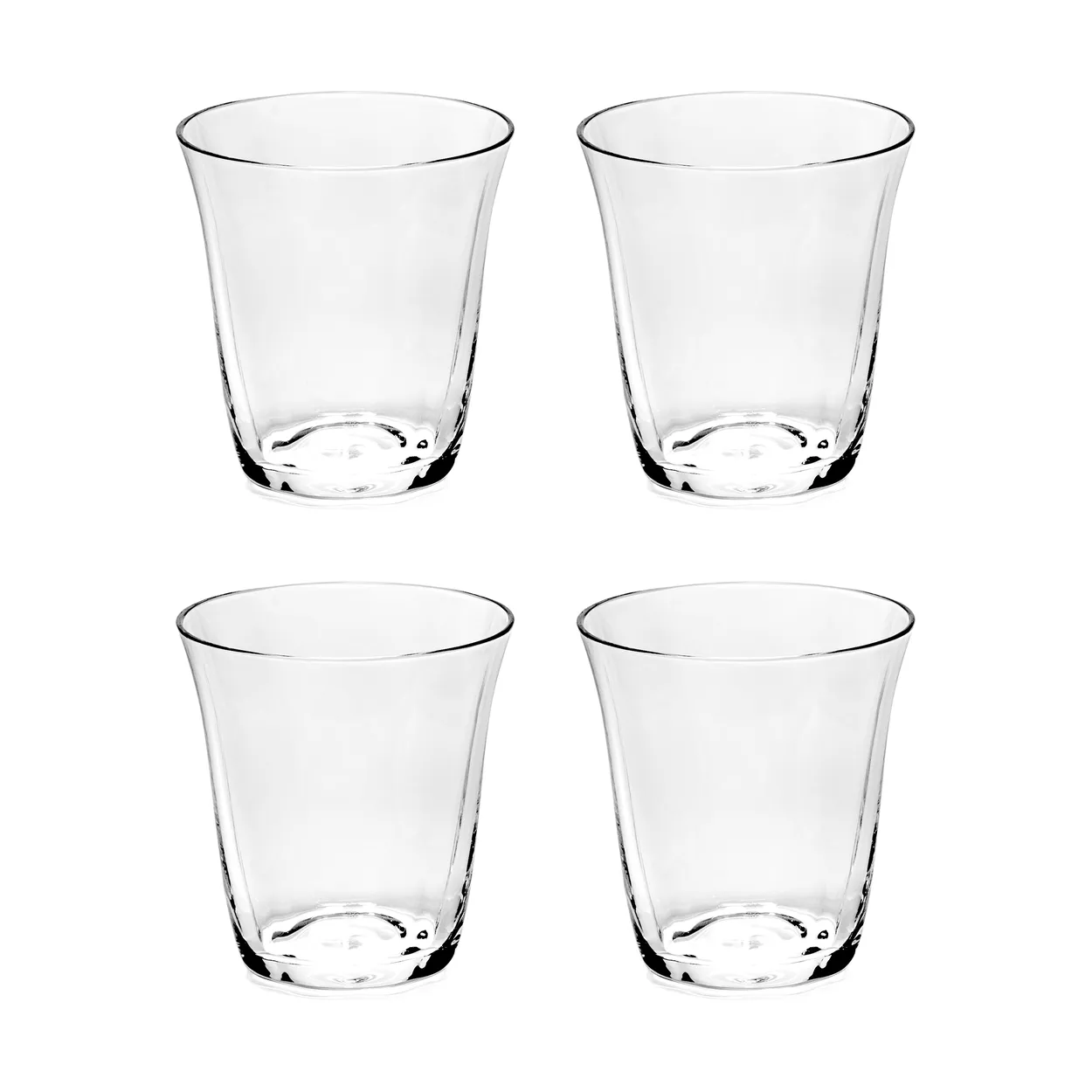Serax Silhouette dubbel espressoglas 11 cl 4-pack Clear