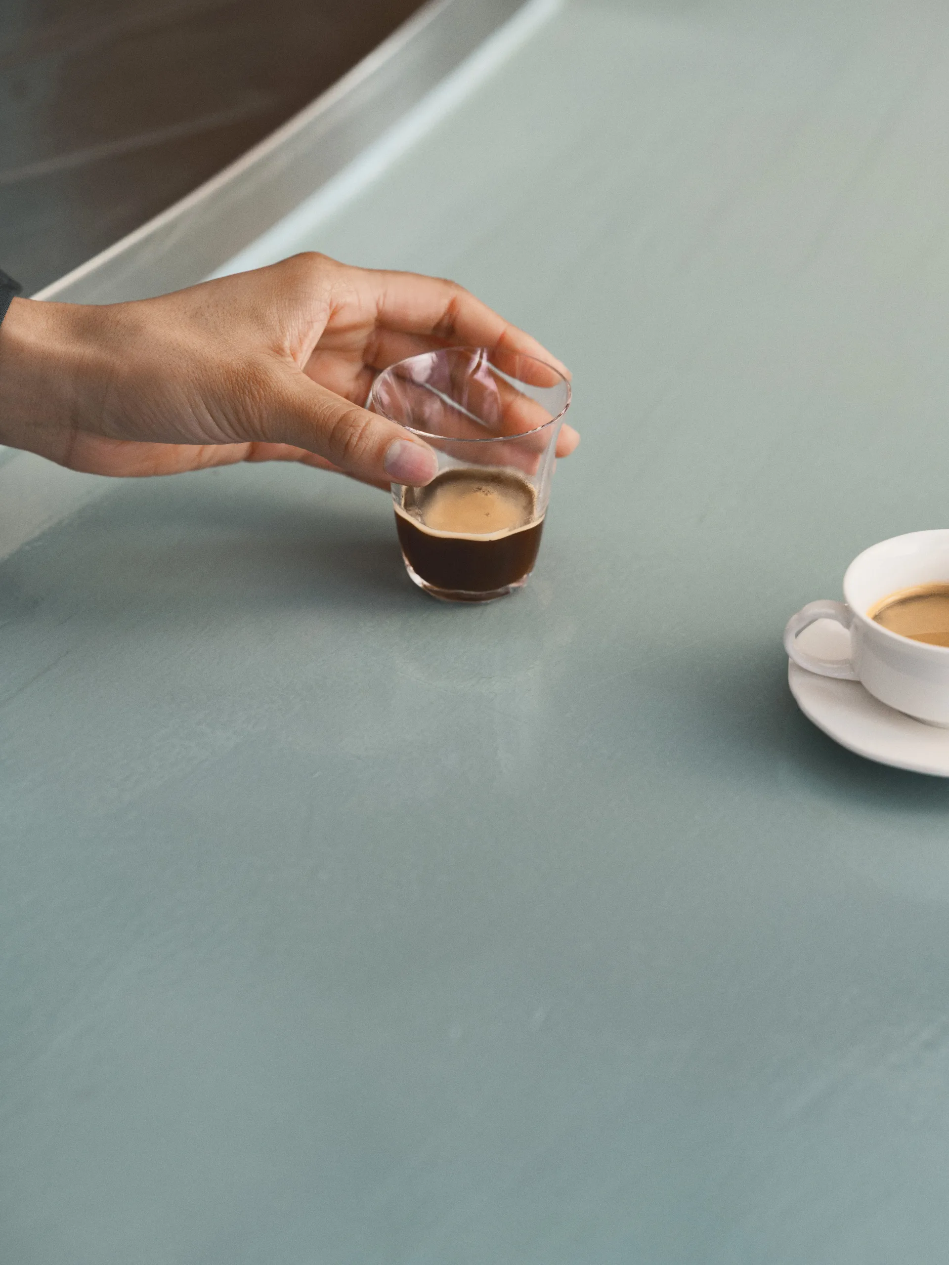 Silhouette dubbel espressoglas 11 cl 4-pack, Clear Serax