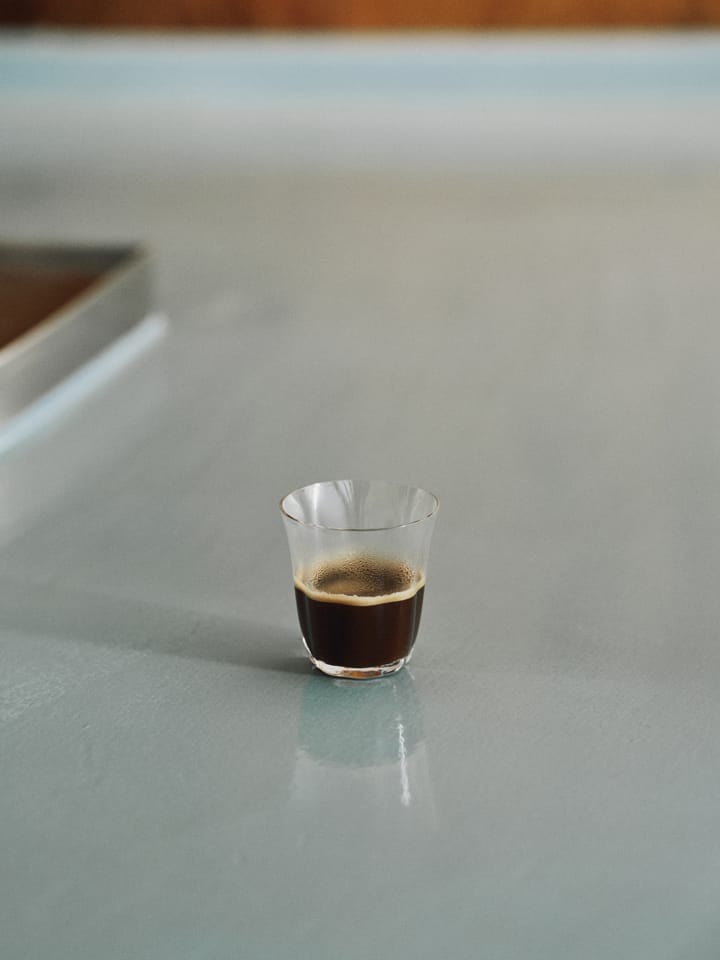 Silhouette dubbel espressoglas 11 cl, Clear Serax