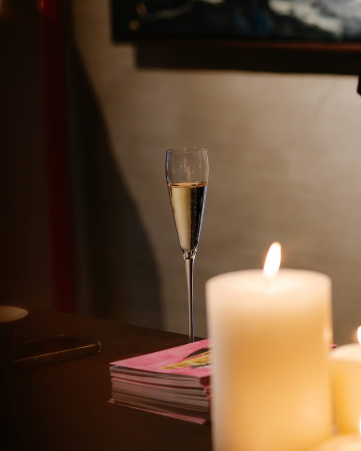 Silhouette flute champagneglas 15 cl, Clear Serax
