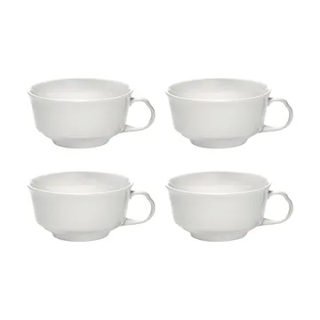 Silhouette kaffekopp 19 cl 4-pack - White - Serax