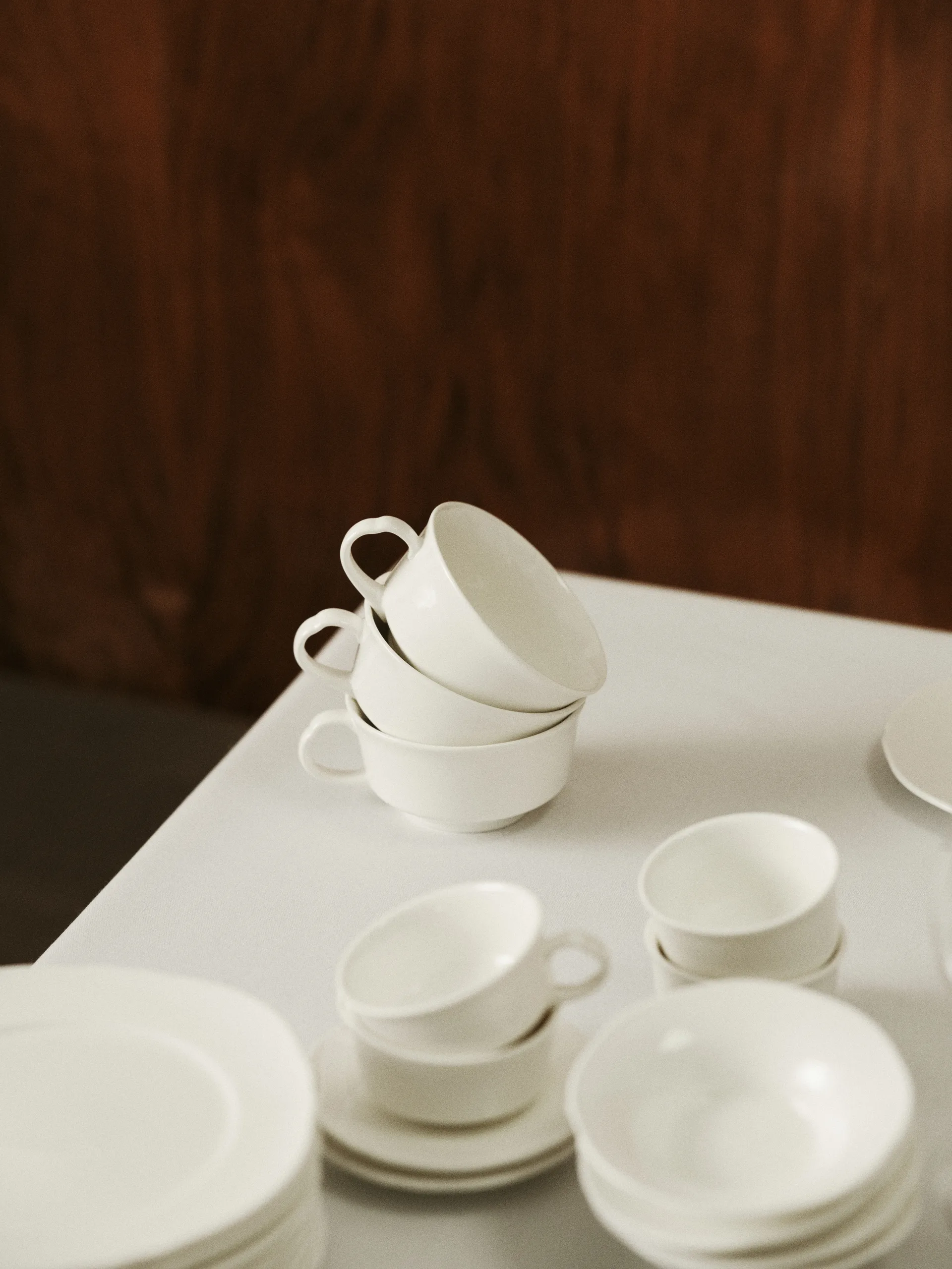 Silhouette kaffekopp 19 cl 4-pack, White Serax