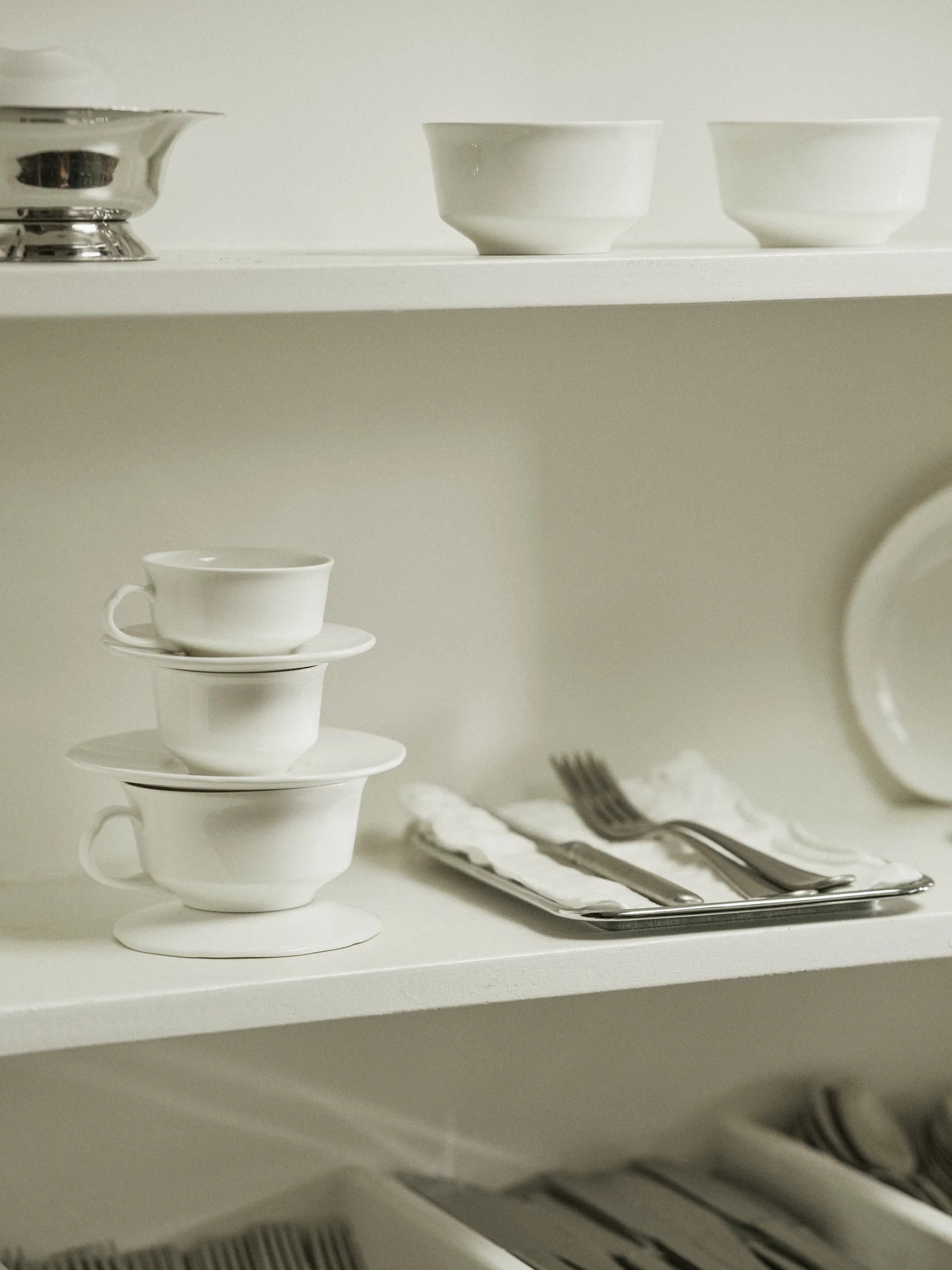 Silhouette kaffekopp 19 cl 4-pack, White Serax