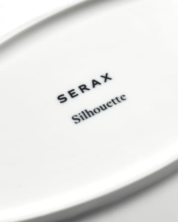 Silhouette oval djup tallrik L 21x30 cm - White - Serax