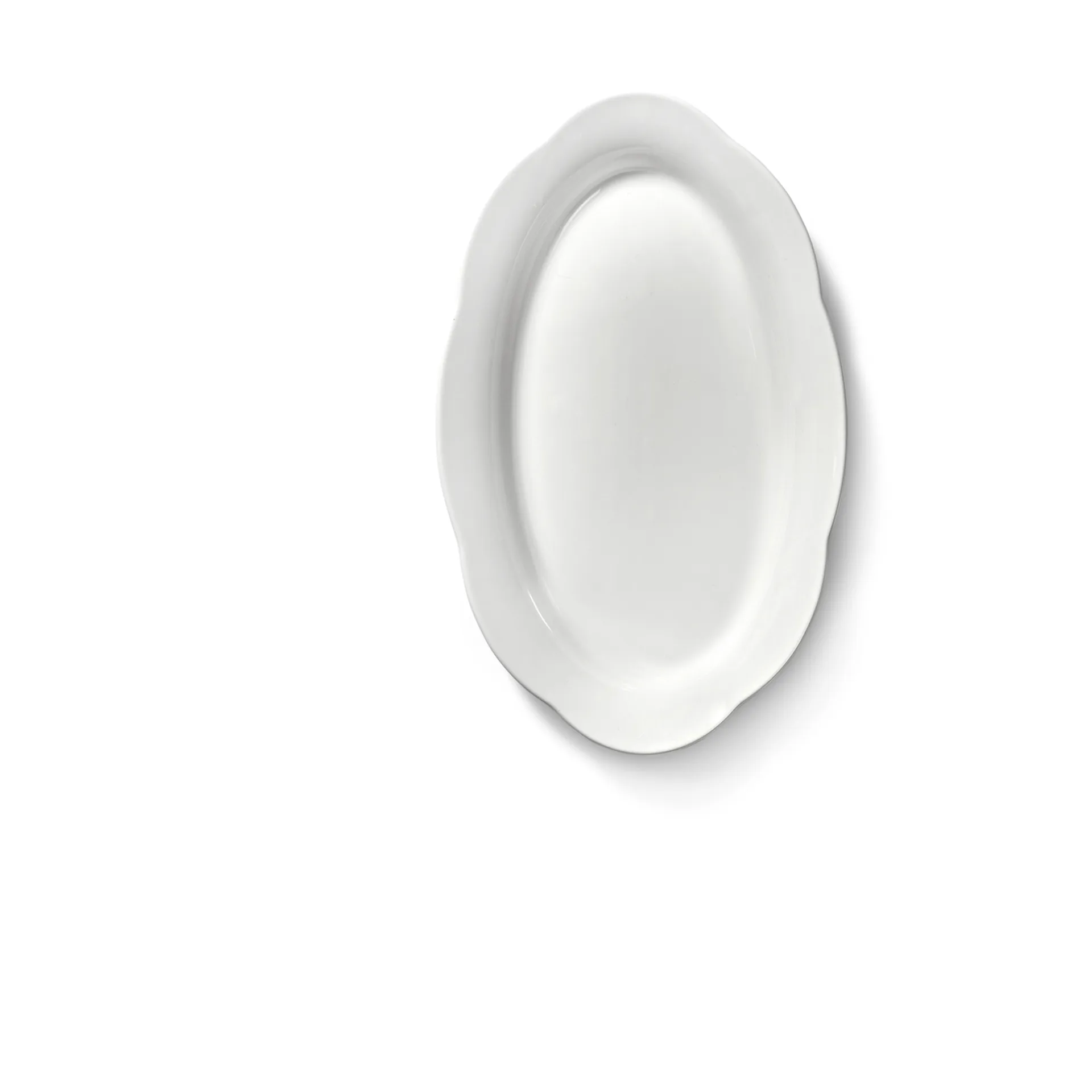 Silhouette oval djup tallrik M 15x24,5 cm 2-pack, White Serax