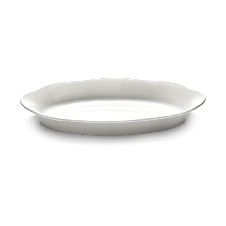 Silhouette oval djup tallrik M 15x24,5 cm - White - Serax