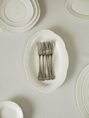 Silhouette oval djup tallrik M 15x24,5 cm - White - Serax