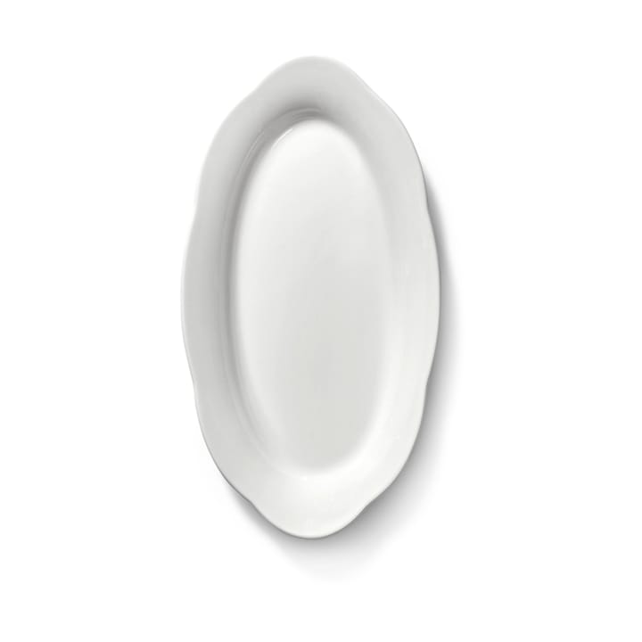Silhouette oval djup tallrik S 10x18,5 cm, White Serax