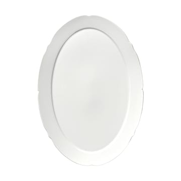 Silhouette oval tallrik L 21x30 cm - White - Serax