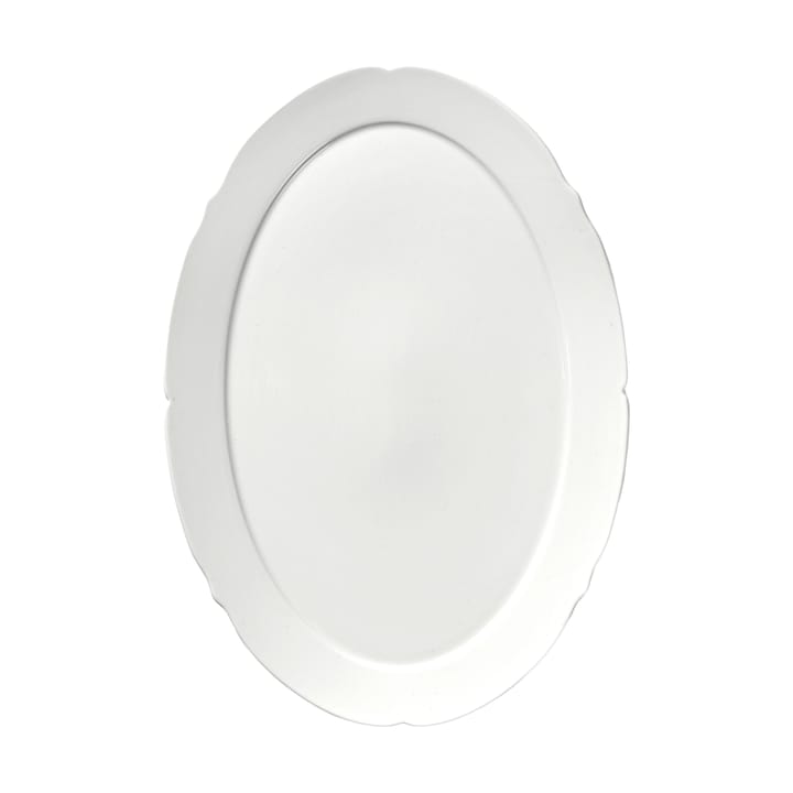 Silhouette oval tallrik L 21x30 cm, White Serax
