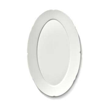 Silhouette oval tallrik M 15x24,5 cm 4-pack - White - Serax