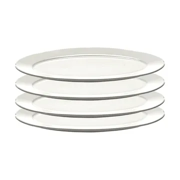 Silhouette oval tallrik S 10x18,5 cm 4-pack - White - Serax