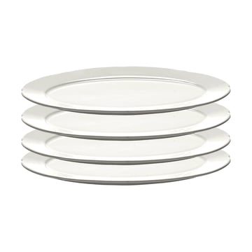 Serax Silhouette oval tallrik S 10×18,5 cm 4-pack White