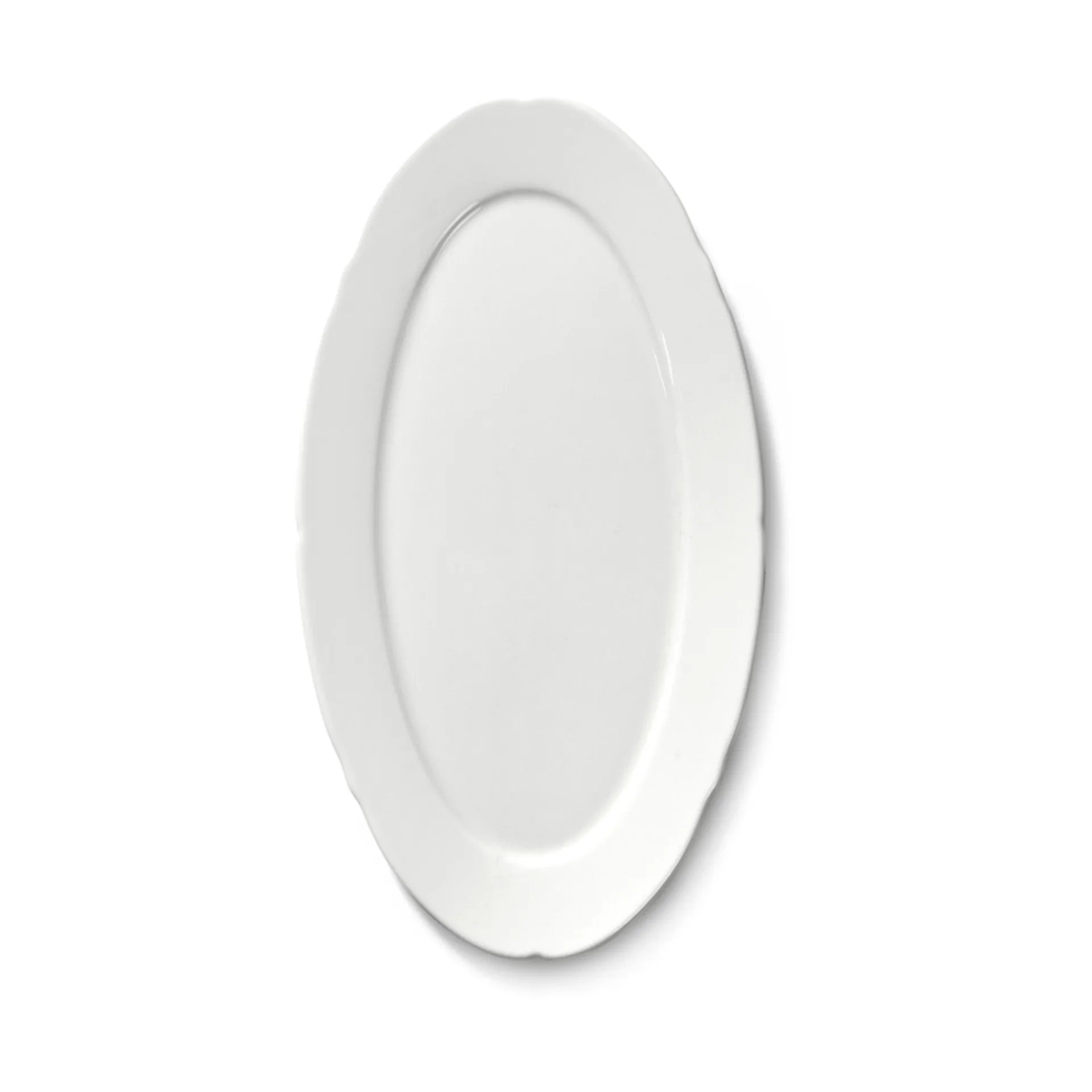 Silhouette oval tallrik S 10x18,5 cm 4-pack, White Serax