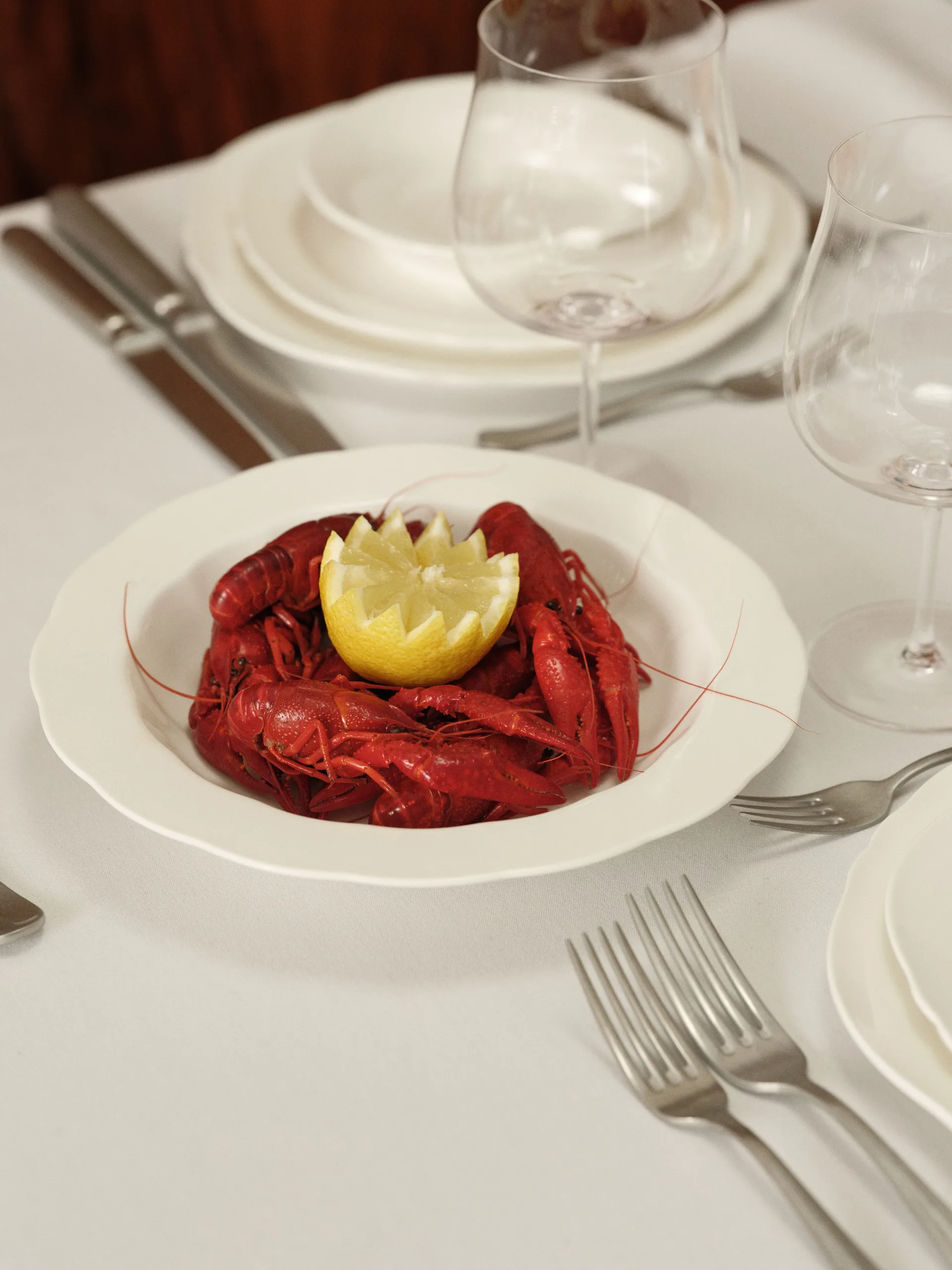 Silhouette pasta tallrik Ø22 cm 4-pack, White Serax